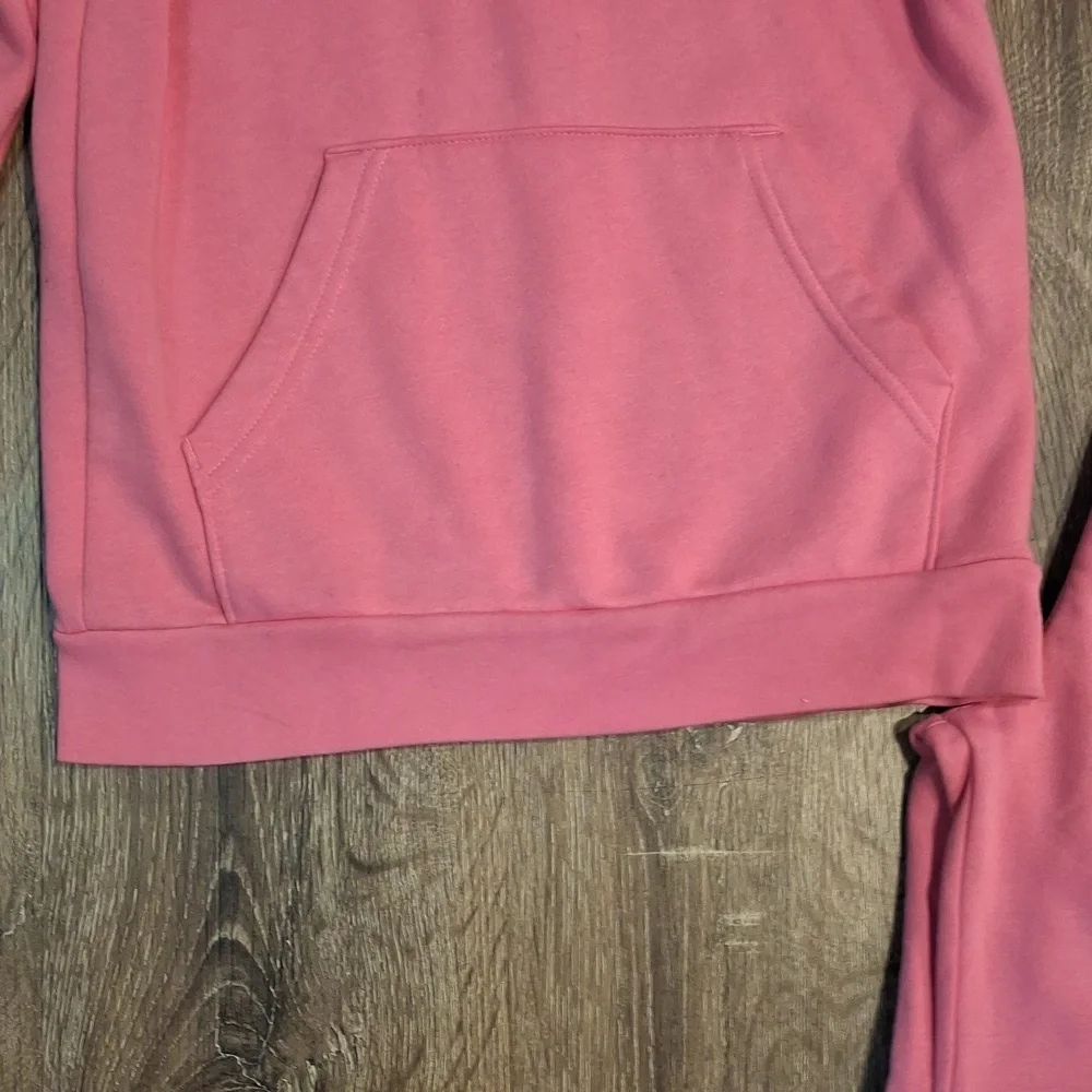 Girls Adidas Vibrant Pink Tracksuit MED. D - Picture 4 of 8